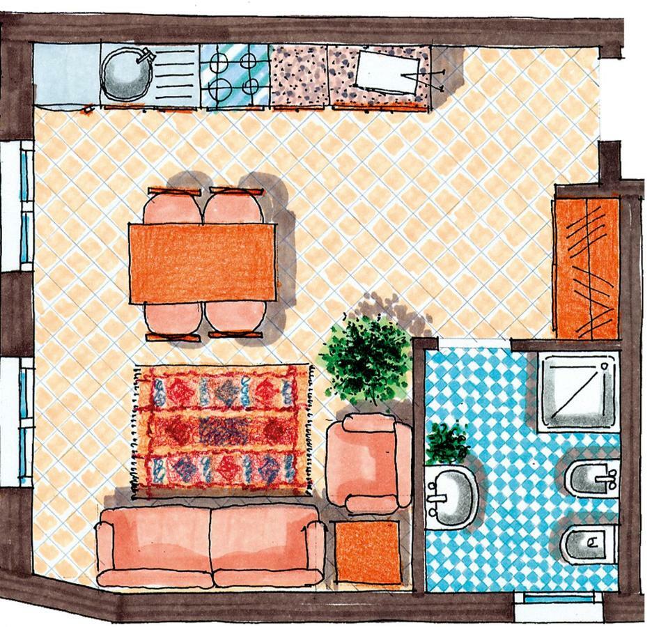 Residence Ca D'Oro Lido di Jesolo Eksteriør bilde